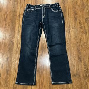 Rock & Roll Jeans Mens 30 X 30 Relaxed Fit Straight Leg Blue Denim Mid Rise